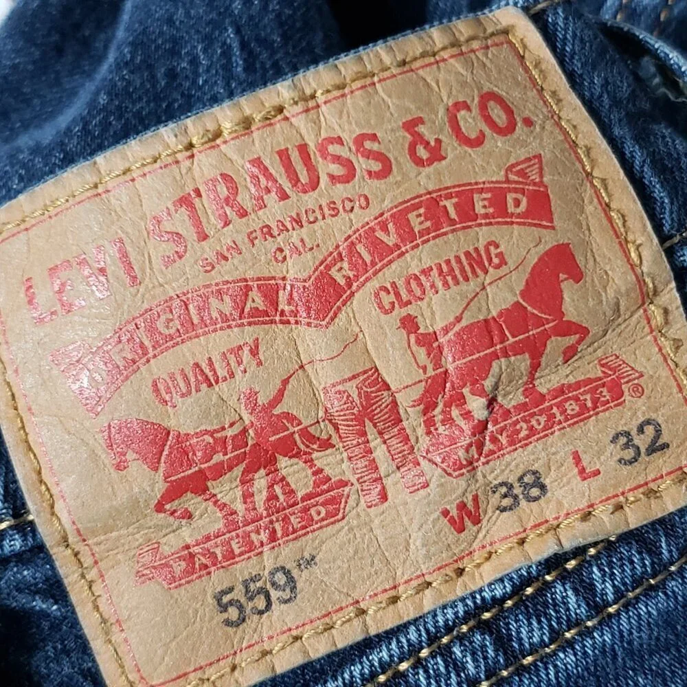Levis 559  Straight Leg Jeans  Men's 38 X 32